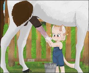Horse milking!