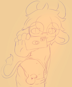 cow sketch