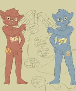 Water Gun Fight! (ych auction)