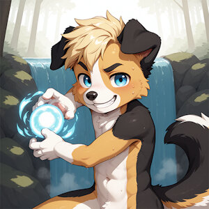 Waterfall sorcery and his naked truth