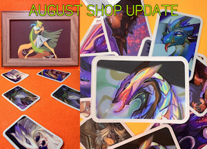AUGUST SHOP UPDATE