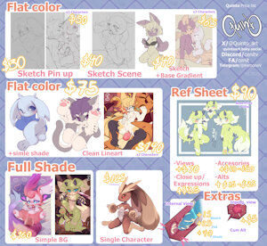Commission Price list