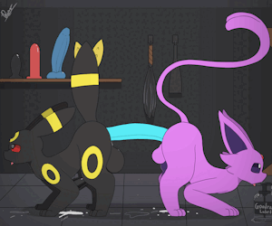(Animation) Umbreon x Espeon