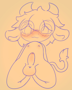 cow sketch