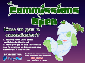 COMMISSIONS OPEN!!!