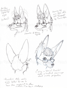 KitsuneLegend Study Sketches (February)