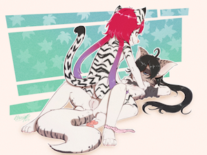 Nixie & Ri (Commission)