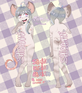 Mimi the mousie {Adoptable/reminder}