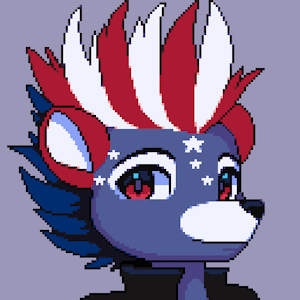 Sams animated pixel portrait
