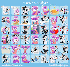 Zander & Skylar Telegram Stickers