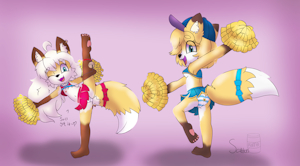(Cub Commission) Kitsu and Miu Cheerleader