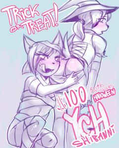 Halloween YCH [fix priced 2/2 slots]