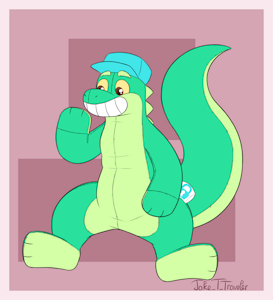 Plush gator!