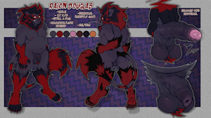 Raion Douglas Ref Sheet (New Fursona)
