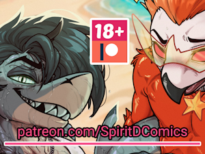 Cape Queer - Chaz x Vassago is up on Patreon