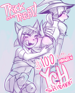 Halloween YCH [reminder 1/2 slots]