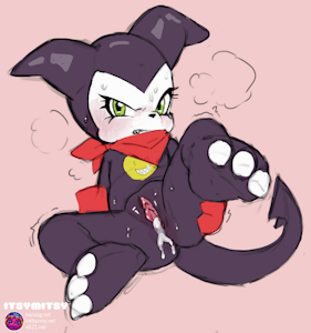 Loose Sketch Wing-it: Angy Impmon