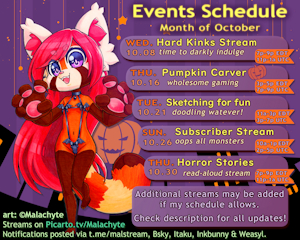 October Schedule