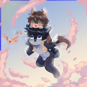 Daddy n’ Mixxy through the skies ~ 💕💕💕