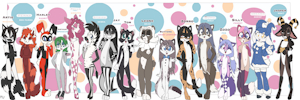 *ADOPTABLES*_Cutesy clowns