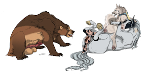 2 Feral Subs, 1 Feral Dom Color