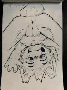 "Starfish" - Day 7 Inktober 2025