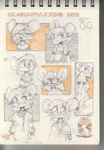 Iris with Glasses