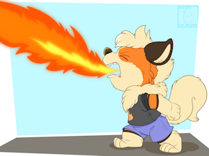 Flamethrower practice!