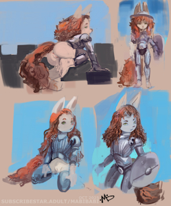 Amber Armor Sketch