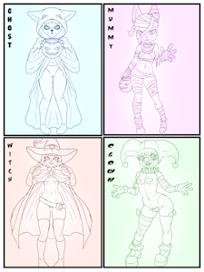 🎃 Halloween YCH – “Cuties Trick or Treating!” 🎃