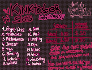 Kinktober SALE!