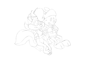 Fifi & Wakko Sketch