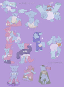 Previous ych offer before closing it - 3 slots -