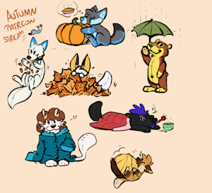 “Autumn Plushies” By Kaotikjuju