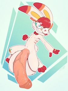 Punchbunny Action (Commission)