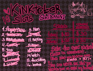 Kinktober SALE! rem