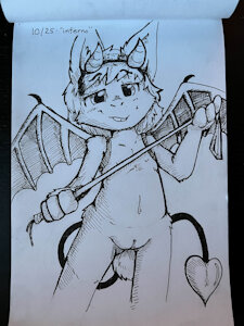"Inferno" - Day 25 Inktober 2025