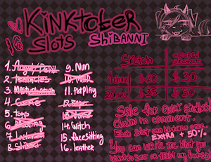 Kinktober SALE! rem