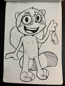"Skeletal" - Day 28 Inktober 2025