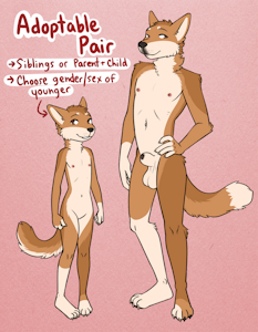 Adoptable Pair! [AUCTION - OPEN!]