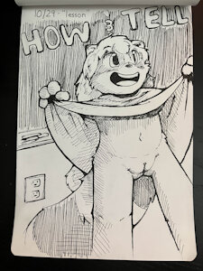 "Lesson" - Day 28 Inktober 2025