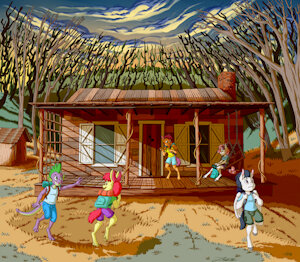 Pony vs the Evil Dead 01