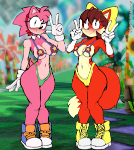 Amy and Fiona Warmup