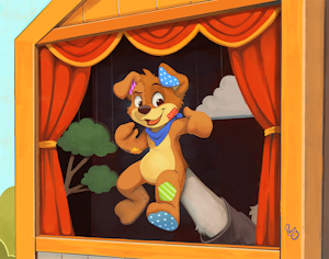 Little Troubles - Suspicious Hand Puppet