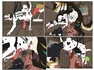 Hang-n-bang! (COMMISSION)