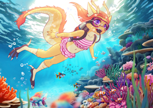 Underwater fun!