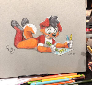 Kibou Drawing with Crayons