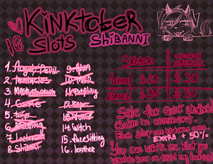 Kinktober SALE! rem (Last day)