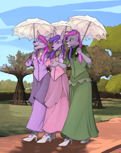 Commission - A Fancy Stroll