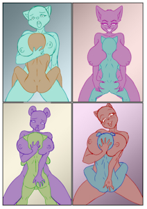 ✨ YCH Sale – Mothers & Sons Hugging ✨